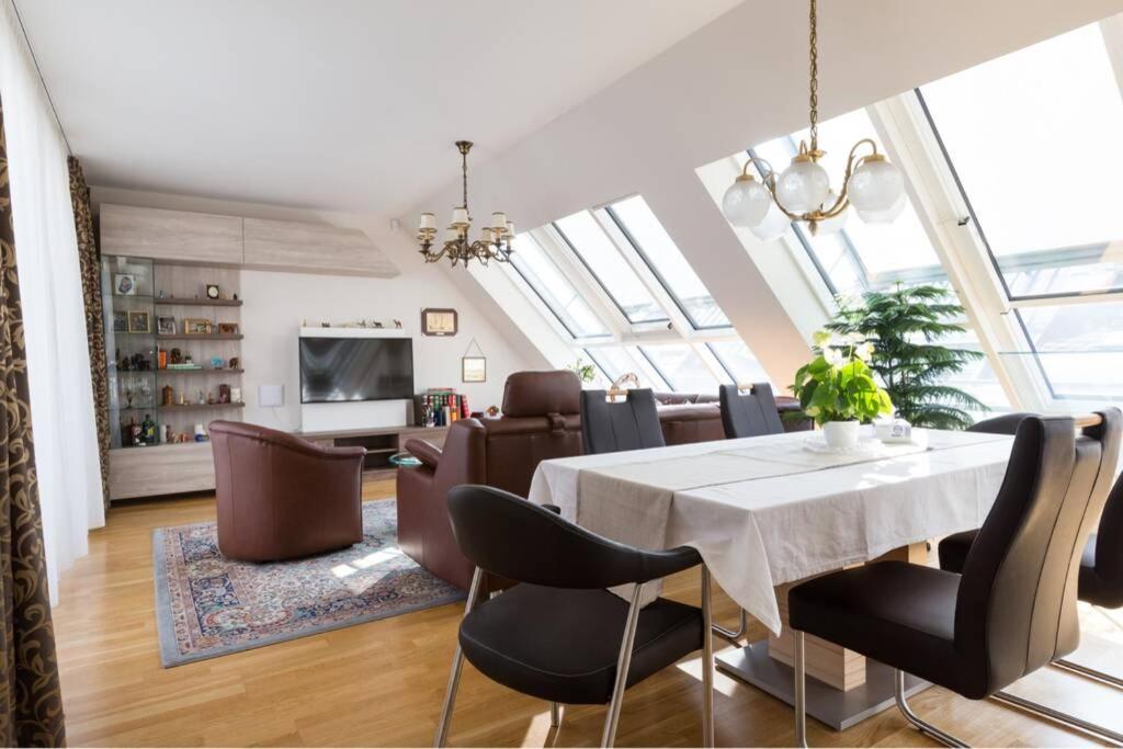 维也纳Grosses Penthouse #12 Mit Terrasse Und Aussicht公寓 外观 照片